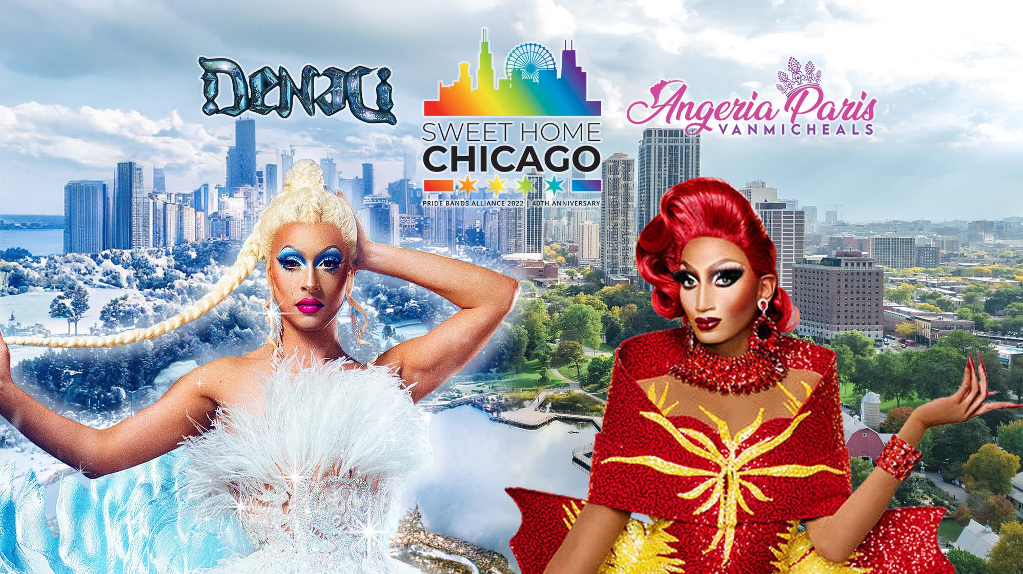 Sweet Home Chicago drag queen graphic