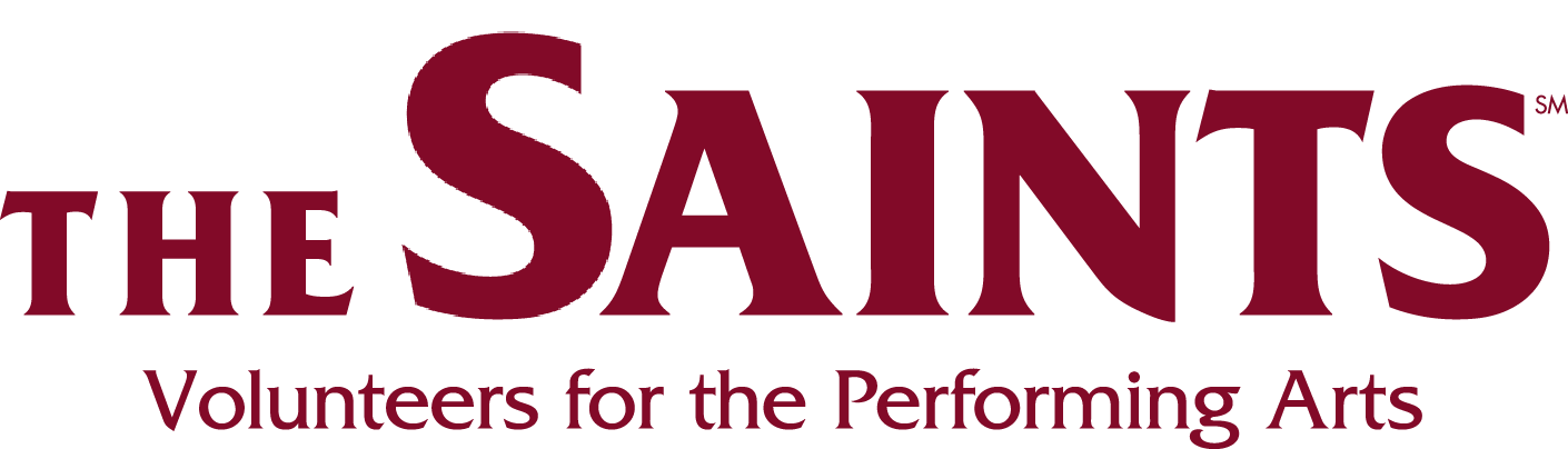 Logo for The Saints: Volunteers for Performing Arts